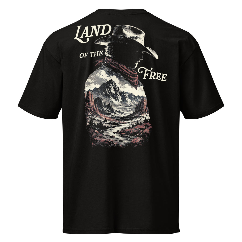 "Land of the Free" Premium Cotton Tee - Bell & Oak Outfitters