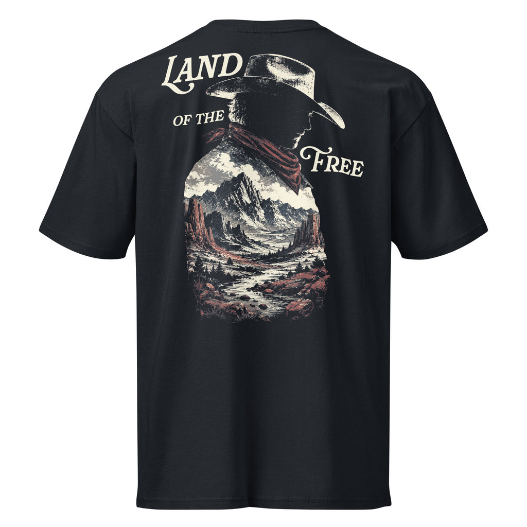 "Land of the Free" Premium Cotton Tee - Bell & Oak Outfitters