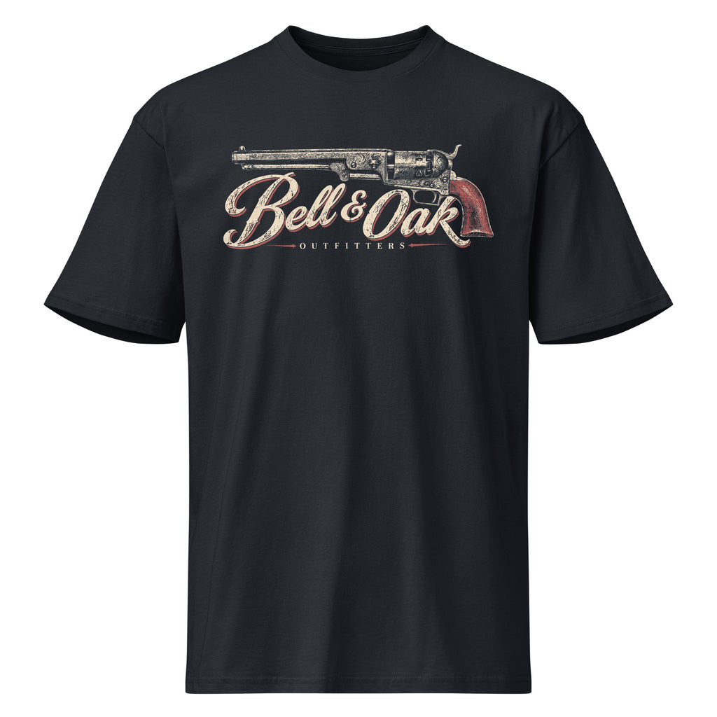 "1851 Navy" Premium Cotton Tee - Bell & Oak Outfitters