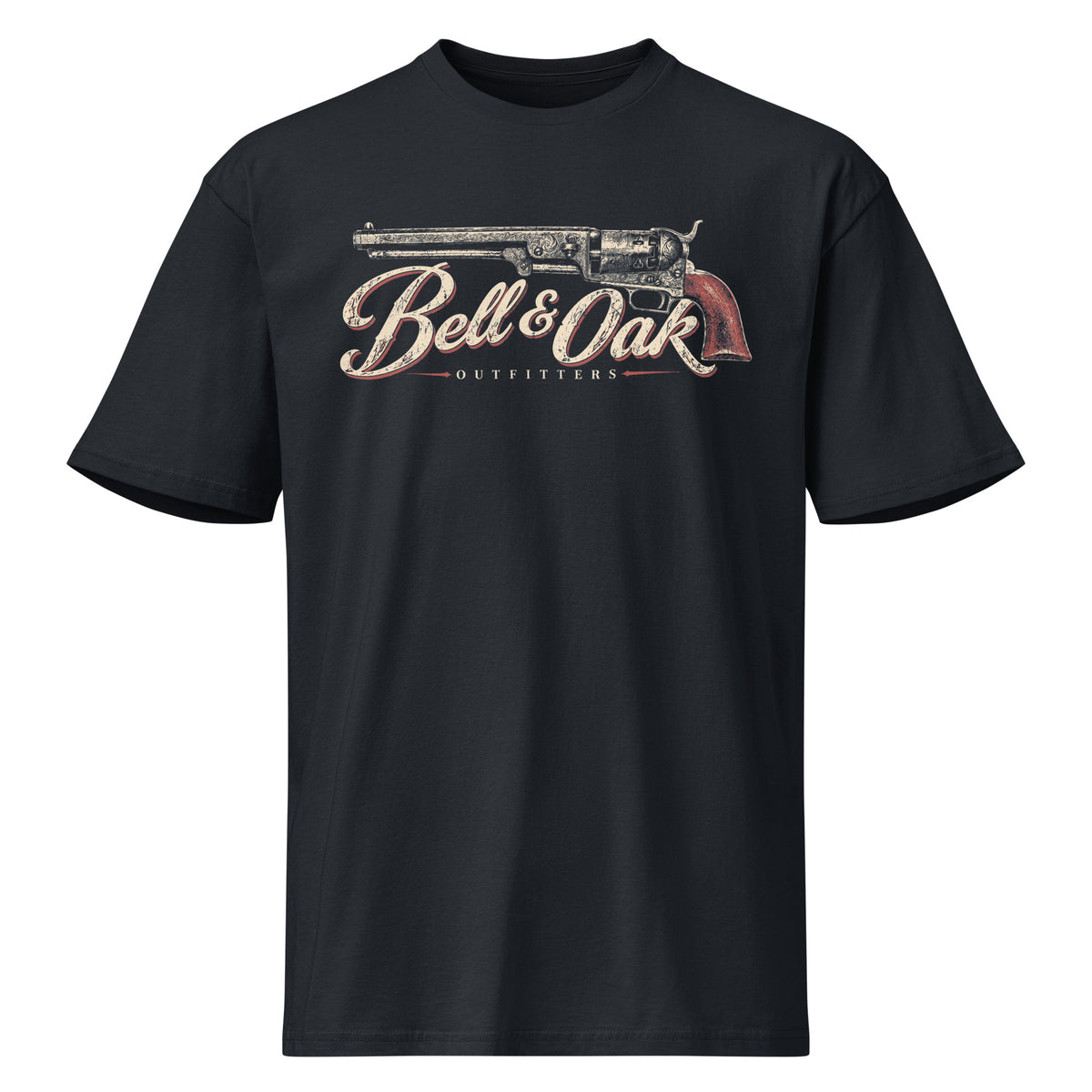 "1851 Navy" Premium Cotton Tee - Bell & Oak Outfitters