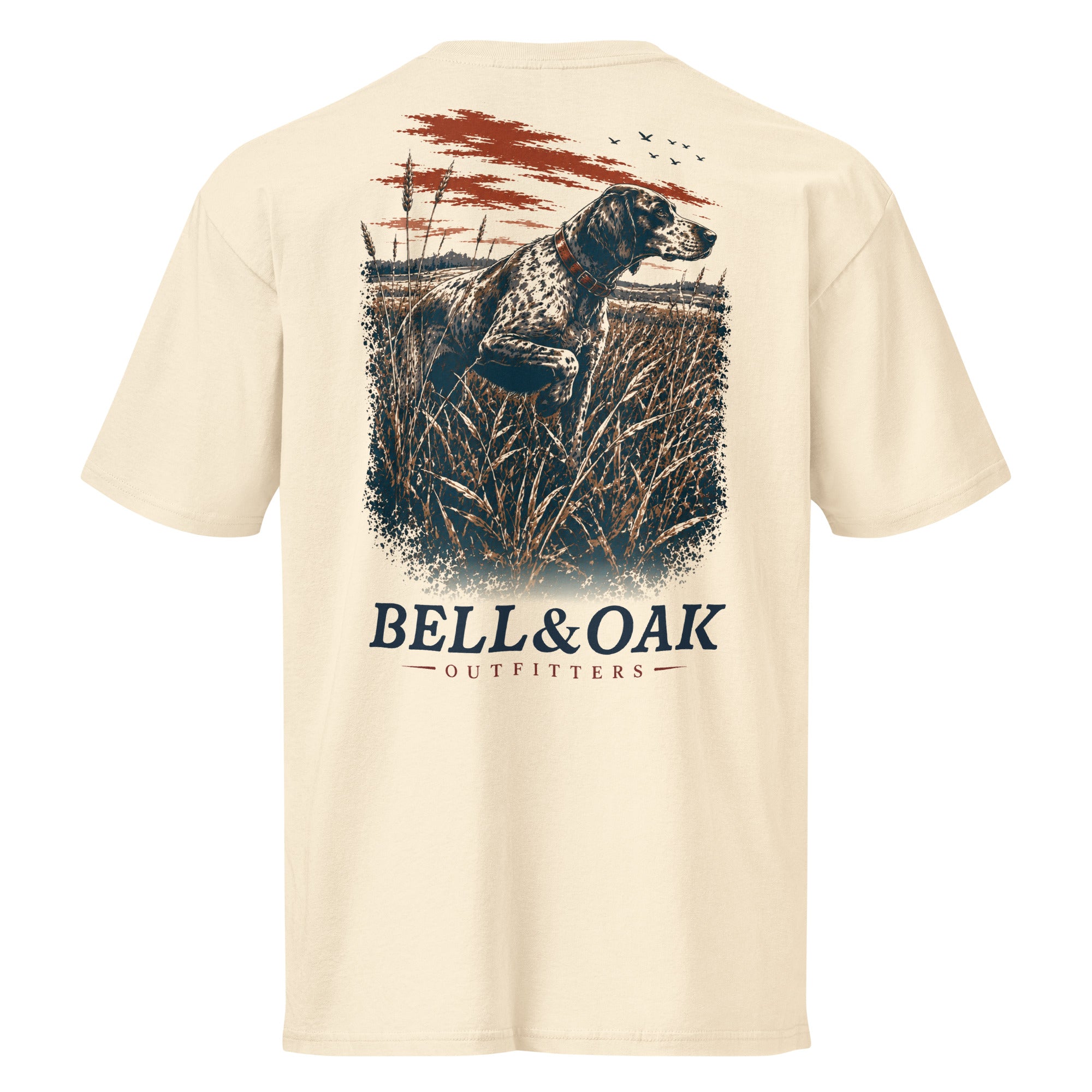 "The Pointer" Men's Premium Cotton Tee - Bell & Oak Outfitters