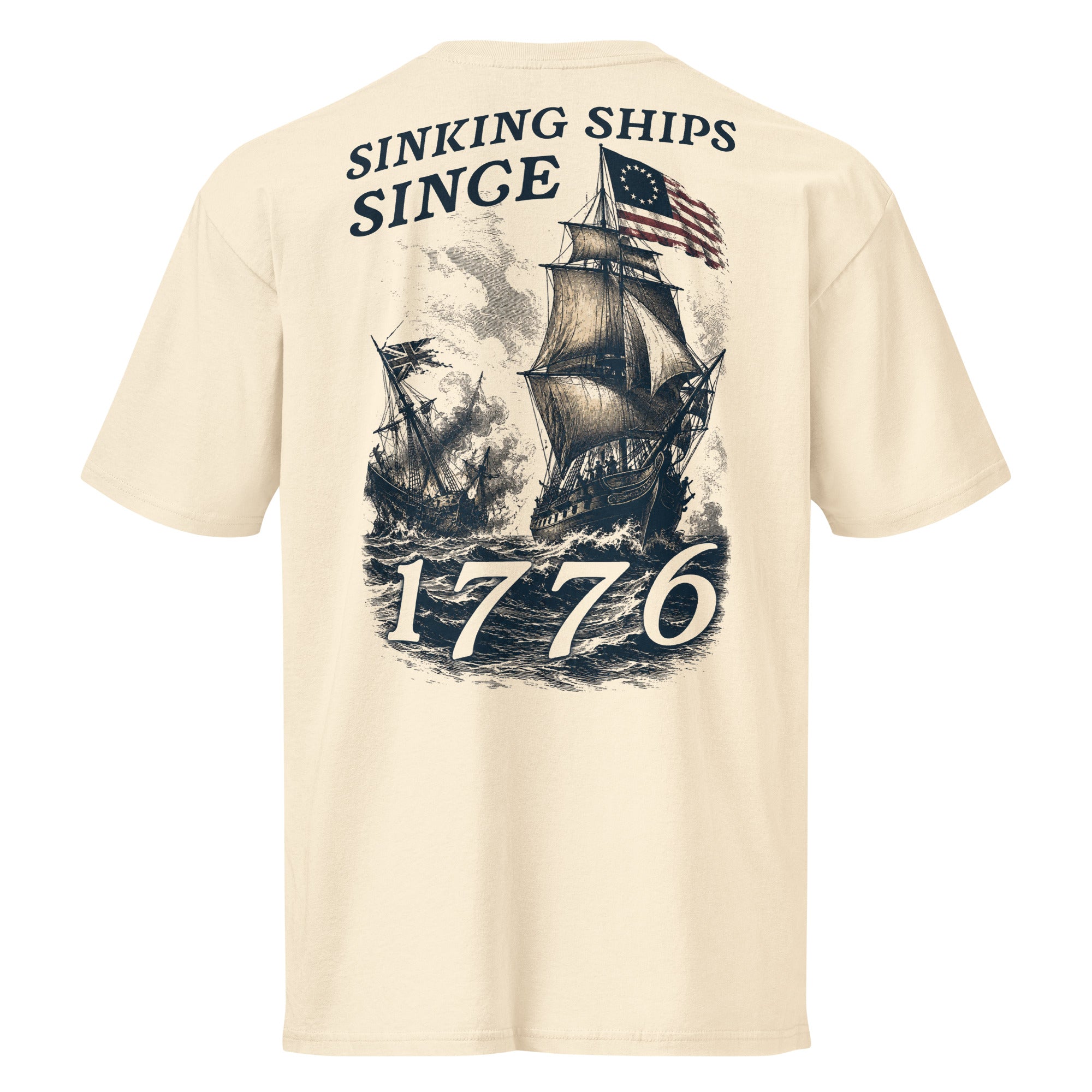"Sinking Ships" Men's Premium Cotton Tee - Bell & Oak Outfitters