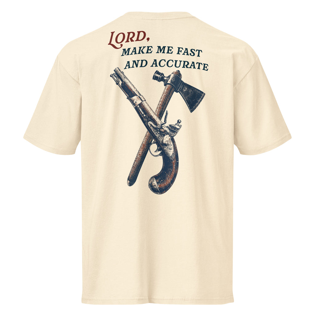 "Fast & MORE Accurate" Men's Premium Cotton Tee - Bell & Oak Outfitters