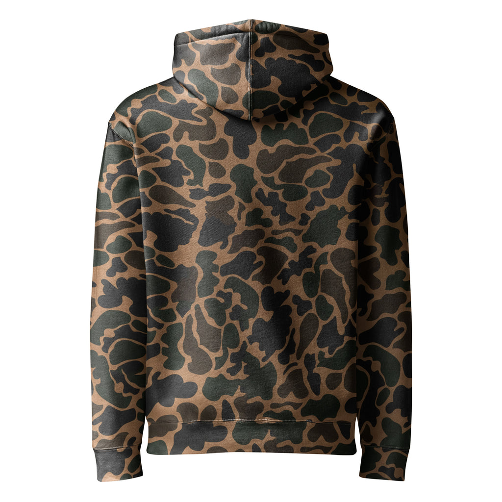 "Elk Hunter" Duck Camo Heavyweight Hoodie - Bell & Oak Outfitters