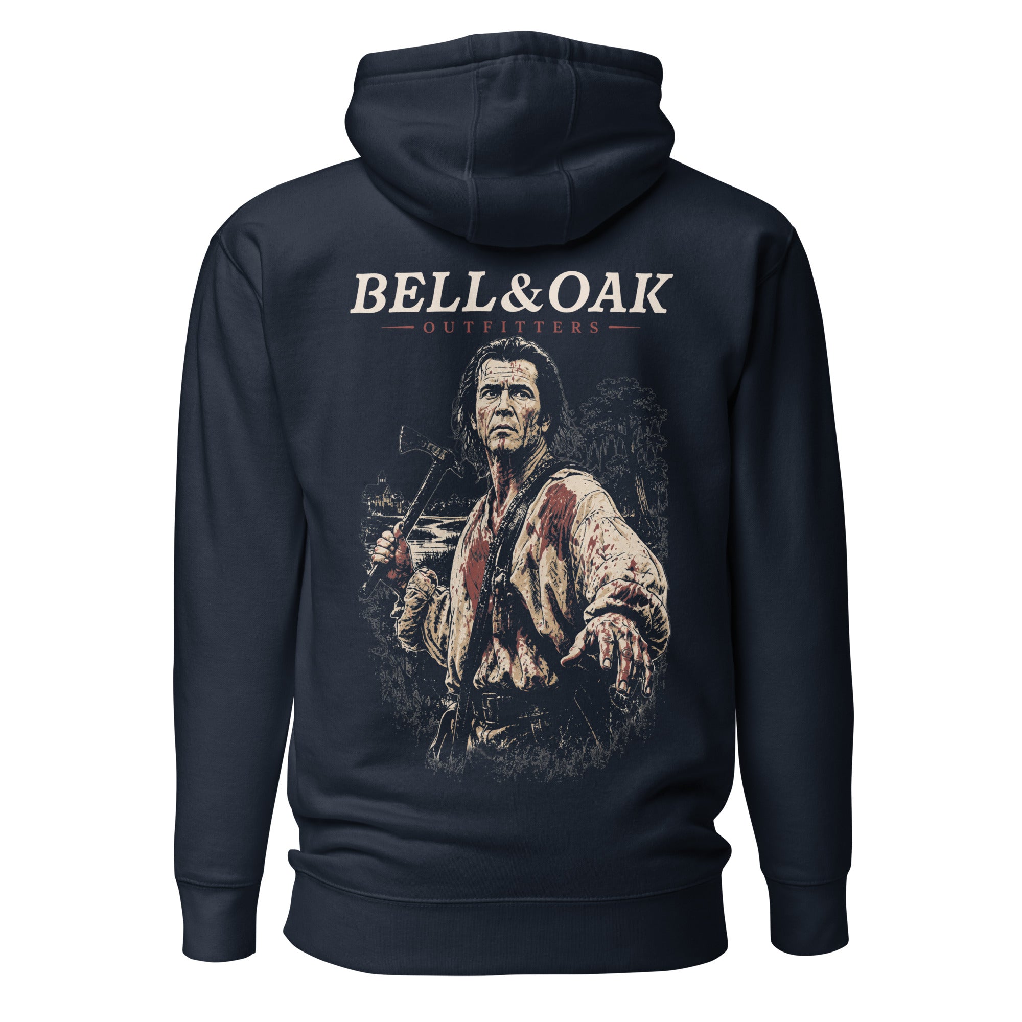 "The Patriot" Men's Premium Cotton Hoodie - Bell & Oak Outfitters