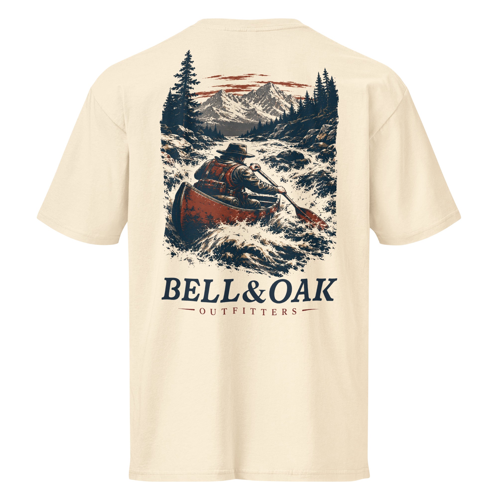 "Go with the Flow" Men's Premium Cotton Tee - Bell & Oak Outfitters